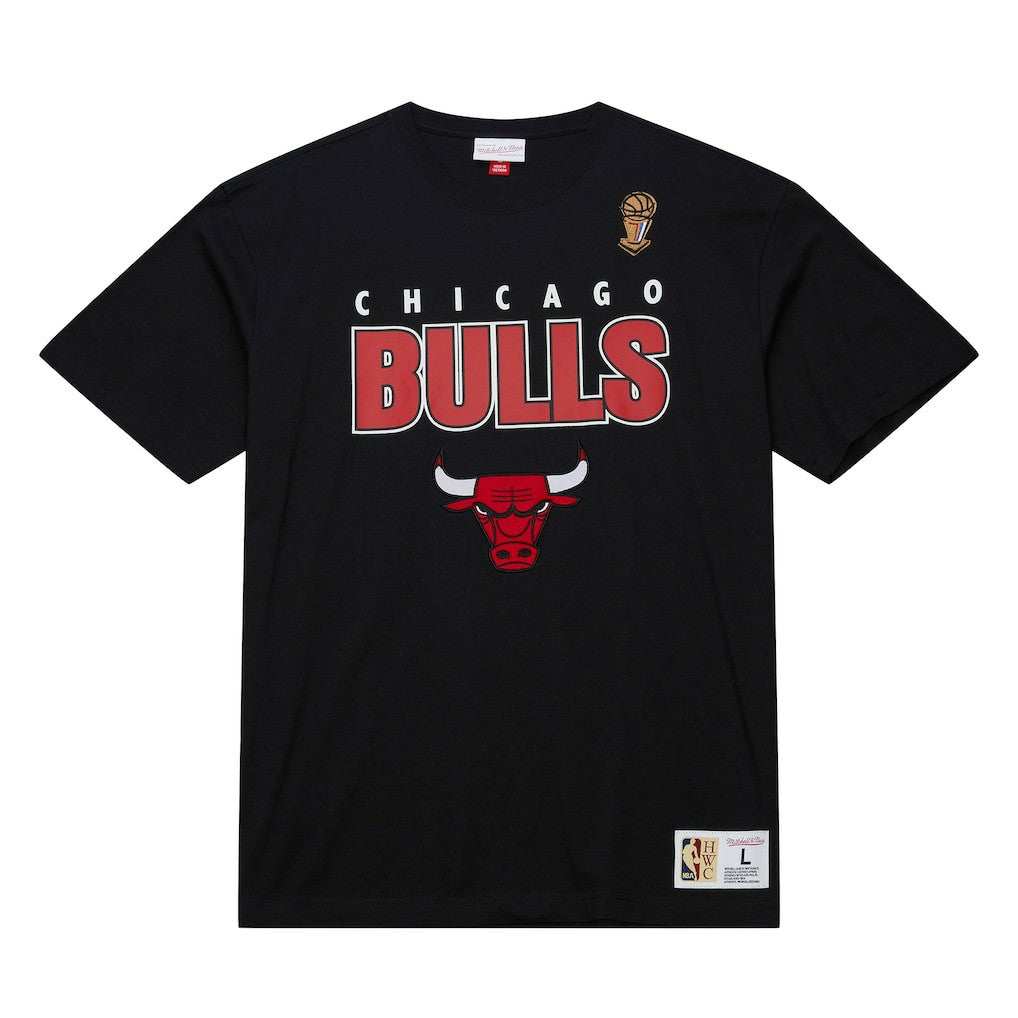 Black Chicago Bulls Hardwood Classics Throw It Back Premium T-Shirt sale | NBA