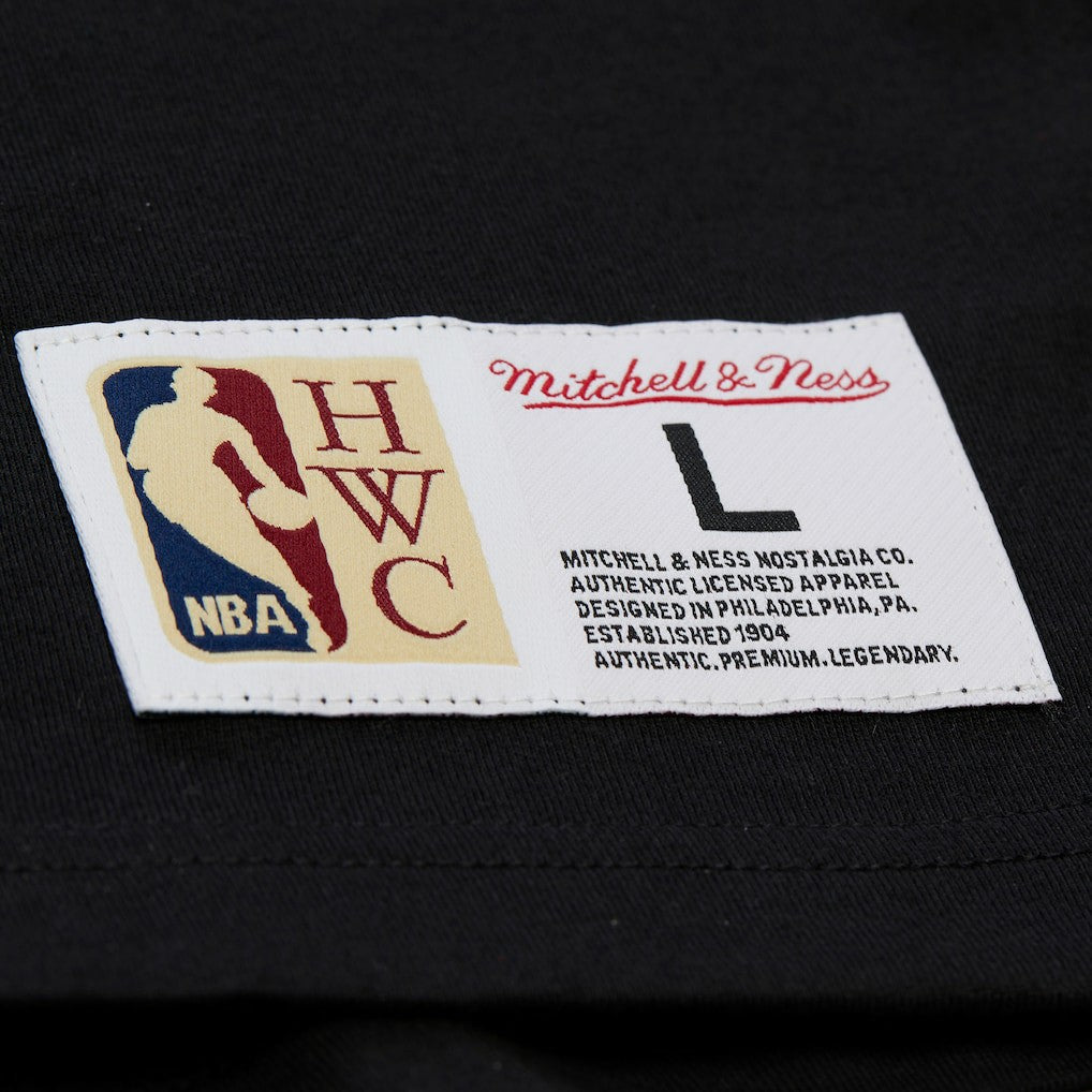 Black Chicago Bulls Hardwood Classics Throw It Back Premium T-Shirt sale | NBA