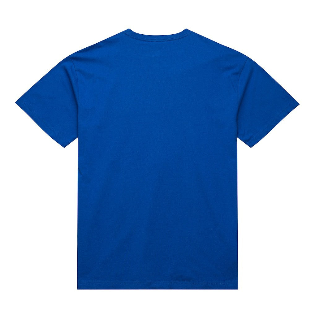 Blue New York Knicks Hardwood Classics Throw It Back Premium T-Shirt | NBA