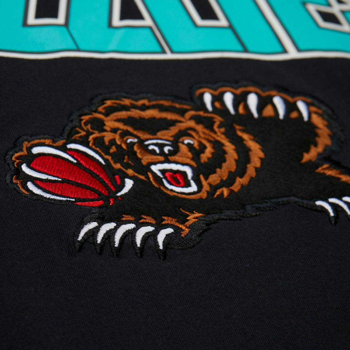 Black Memphis Grizzlies Hardwood Classics Throw It Back Premium T-Shirt | NBA