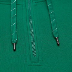 Green Boston Celtics Throw It Back Quilted Fleece Quarter-Zip Hoodie | NBA