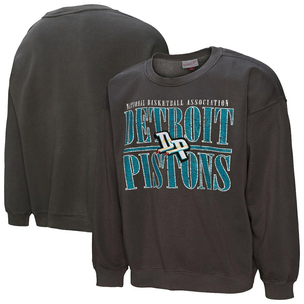 Black Detroit Pistons NBA Downtown Collection Fleece Sweatshirt sale | NBA