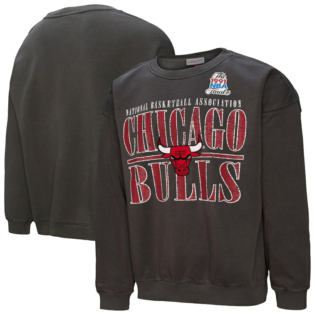 Black Chicago Bulls NBA Downtown Collection Fleece Sweatshirt sale | NBA