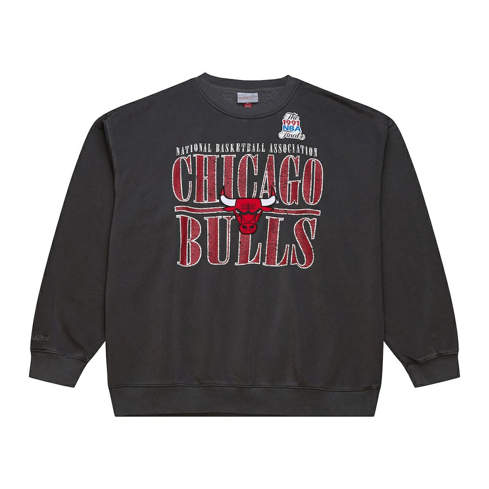 Black Chicago Bulls NBA Downtown Collection Fleece Sweatshirt sale | NBA