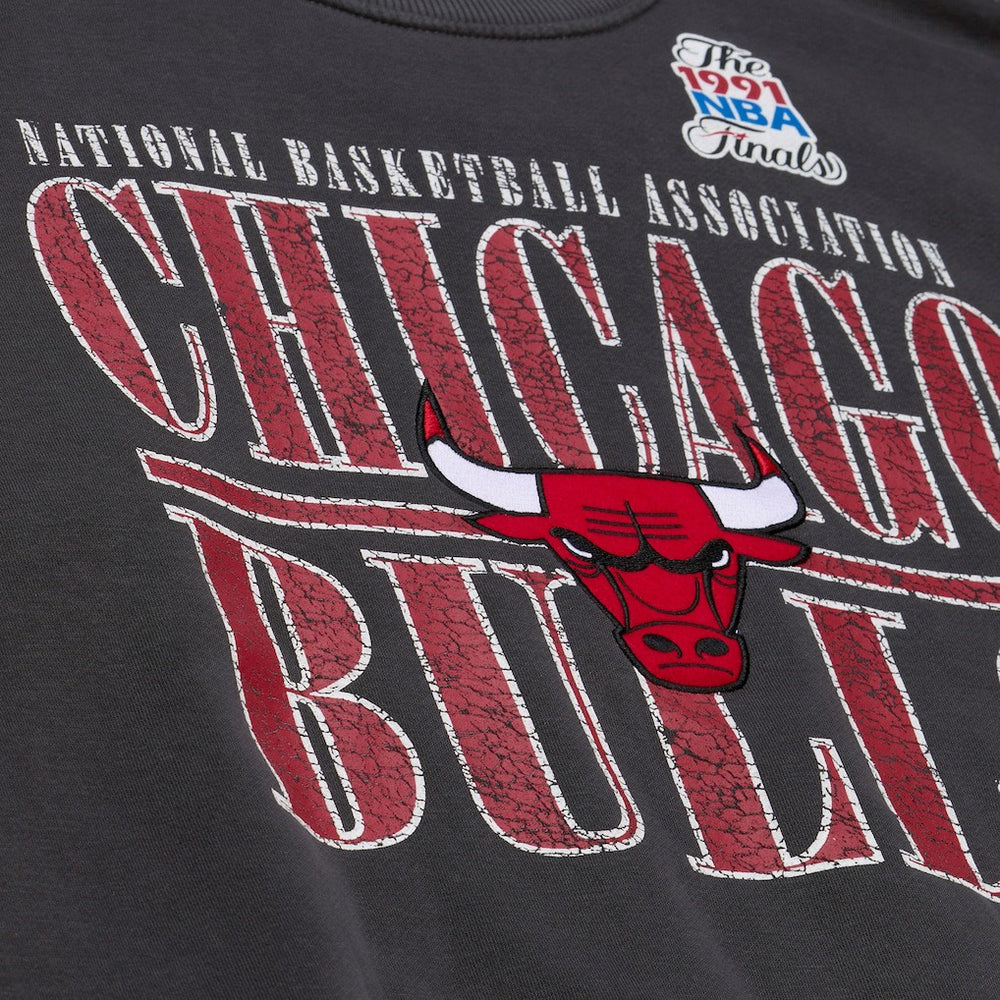 Black Chicago Bulls NBA Downtown Collection Fleece Sweatshirt sale | NBA