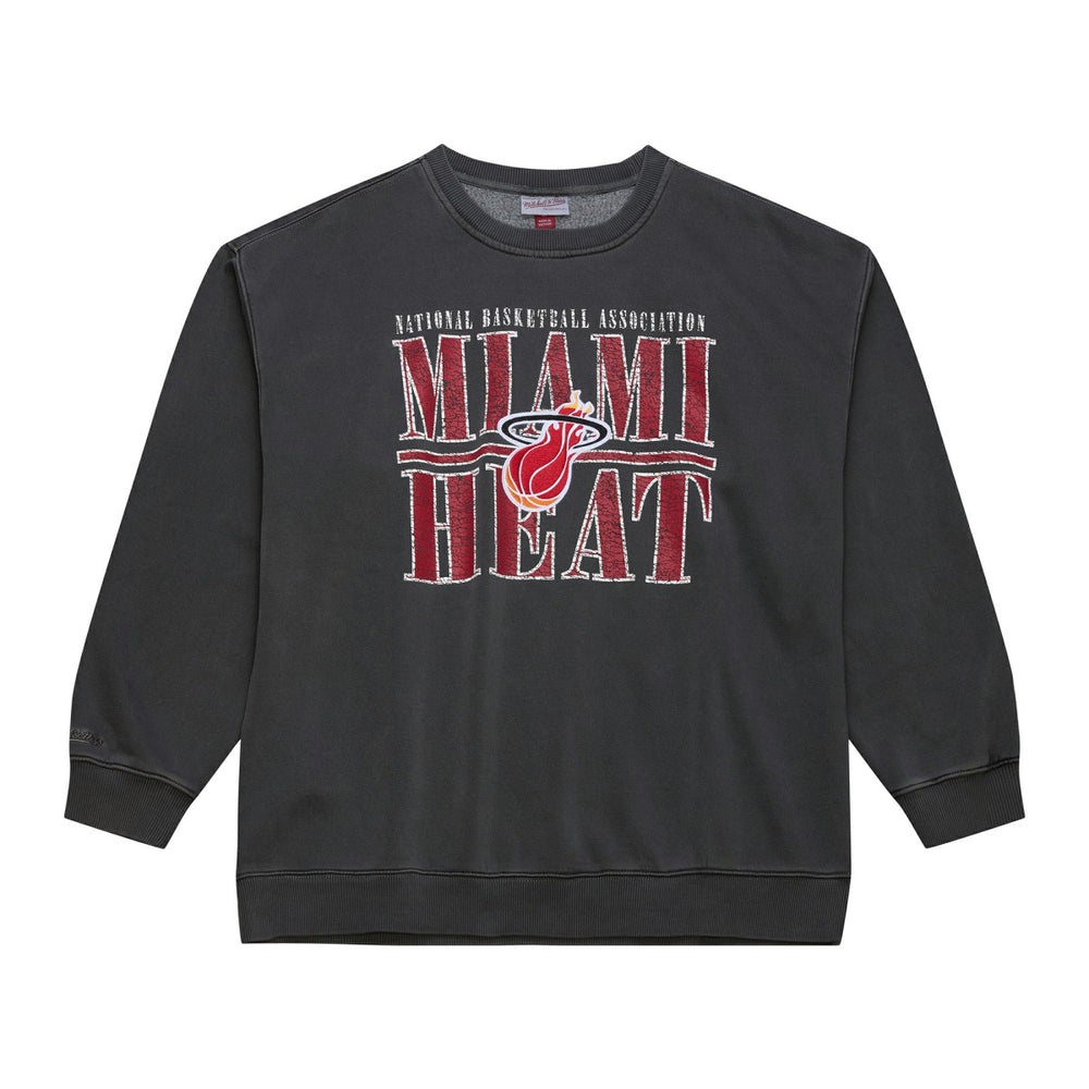 Black Miami Heat NBA Downtown Collection Fleece Sweatshirt | NBA