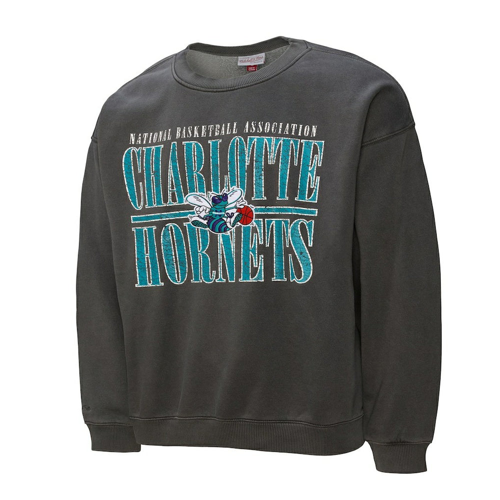 Black Charlotte Hornets NBA Downtown Collection Fleece Sweatshirt | NBA