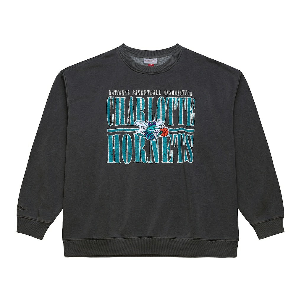 Black Charlotte Hornets NBA Downtown Collection Fleece Sweatshirt | NBA