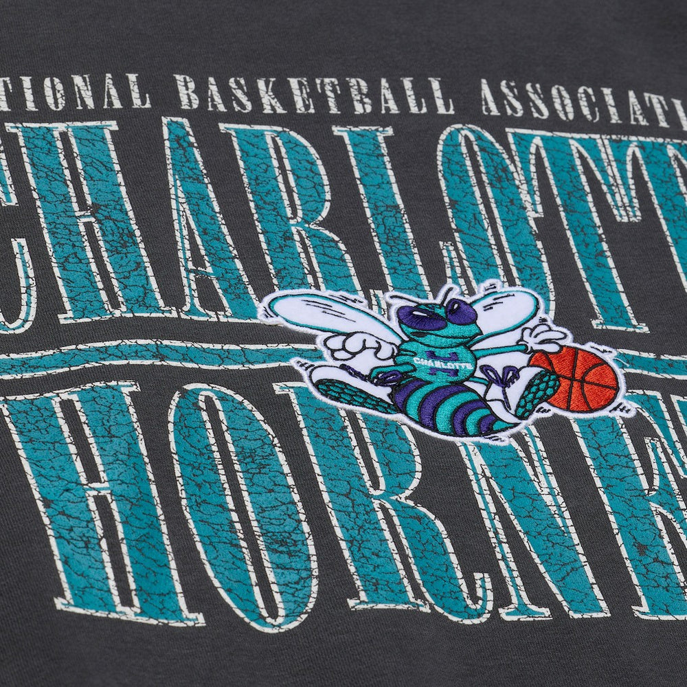 Black Charlotte Hornets NBA Downtown Collection Fleece Sweatshirt | NBA