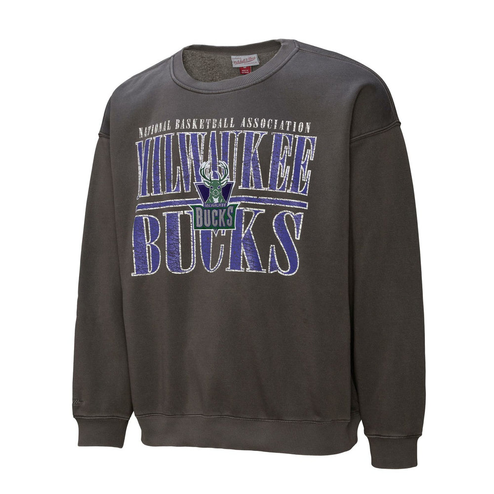 Black Milwaukee Bucks NBA Downtown Collection Fleece Sweatshirt | NBA