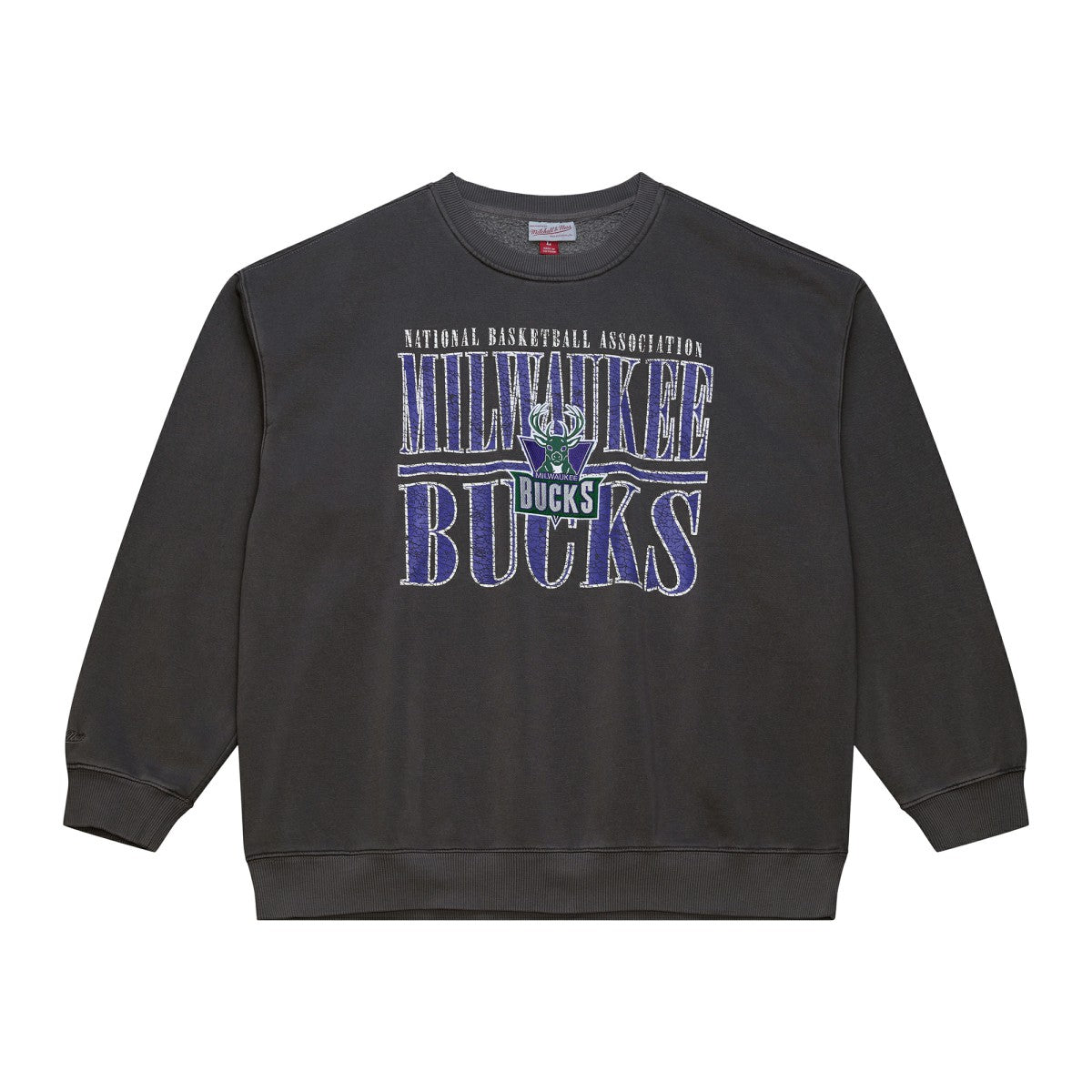 Black Milwaukee Bucks NBA Downtown Collection Fleece Sweatshirt | NBA