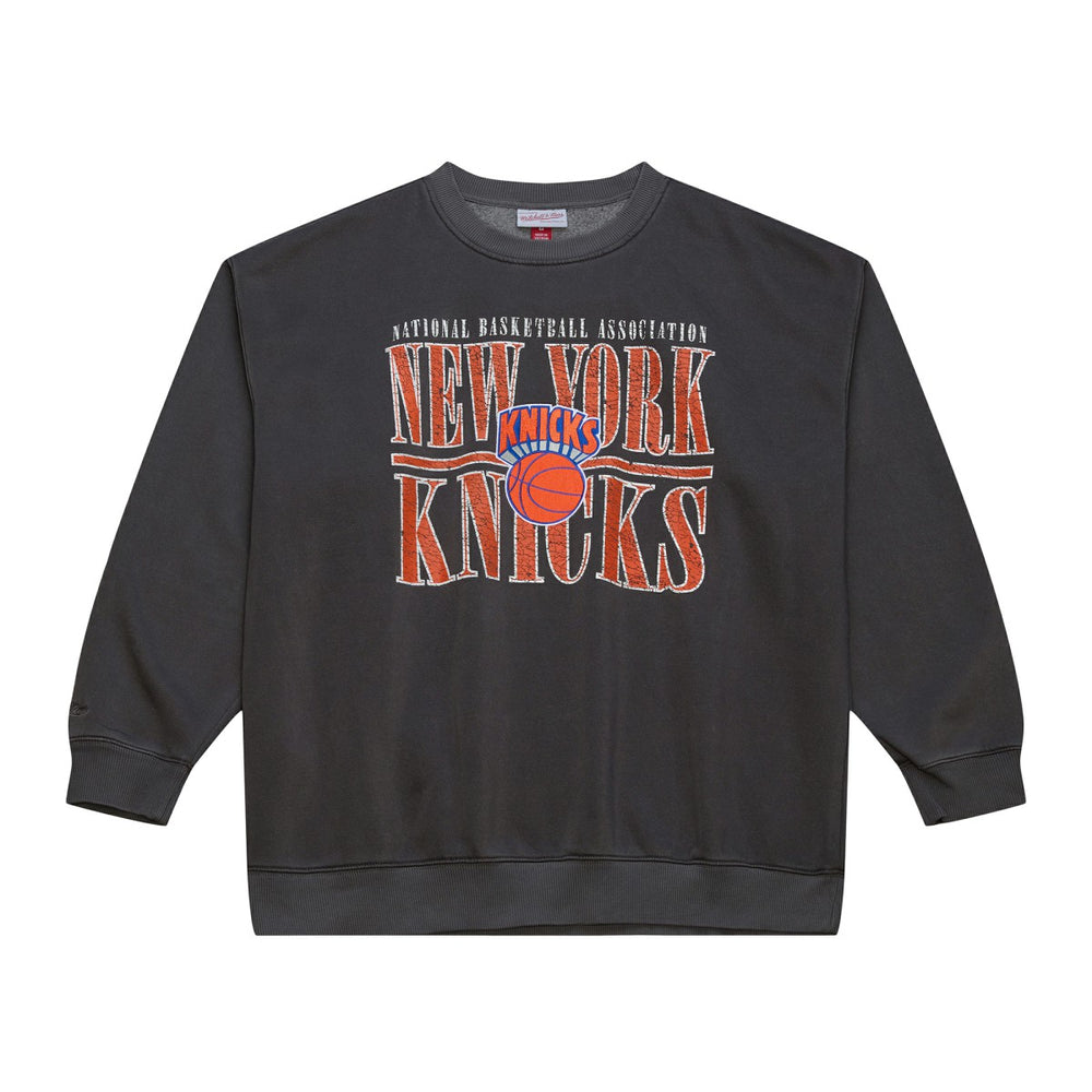 Black New York Knicks NBA Downtown Collection Fleece Sweatshirt | NBA