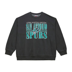 Black San Antonio Spurs NBA Downtown Collection Fleece Sweatshirt | NBA