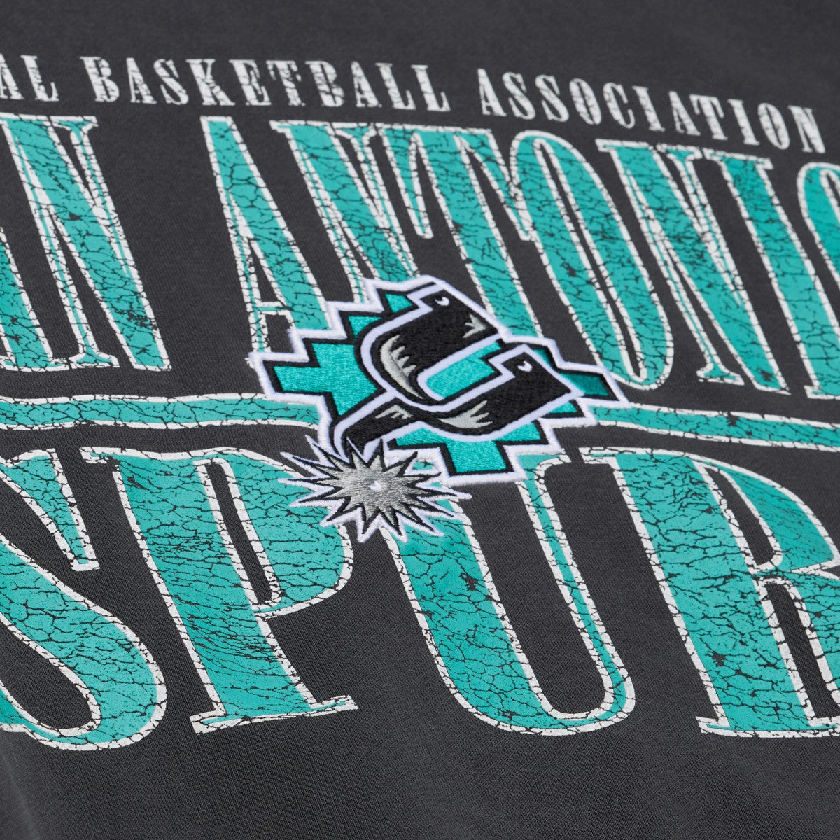 Black San Antonio Spurs NBA Downtown Collection Fleece Sweatshirt | NBA