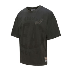 Black Miami Heat Downtown Collection Premium T-Shirt | NBA