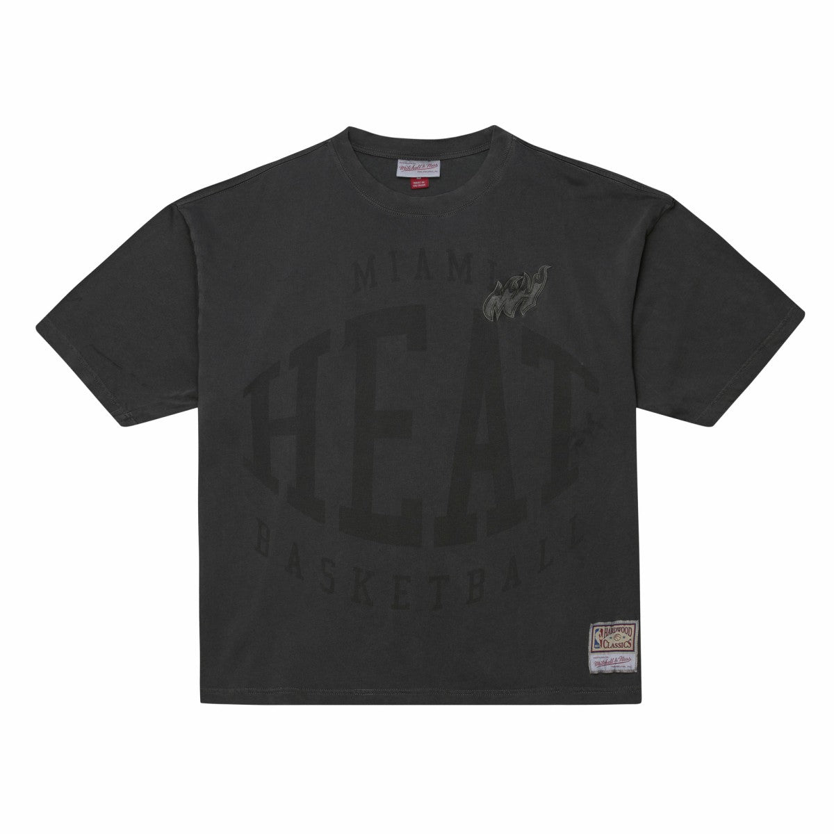 Black Miami Heat Downtown Collection Premium T-Shirt | NBA
