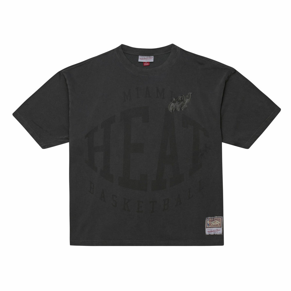Black Miami Heat Downtown Collection Premium T-Shirt | NBA