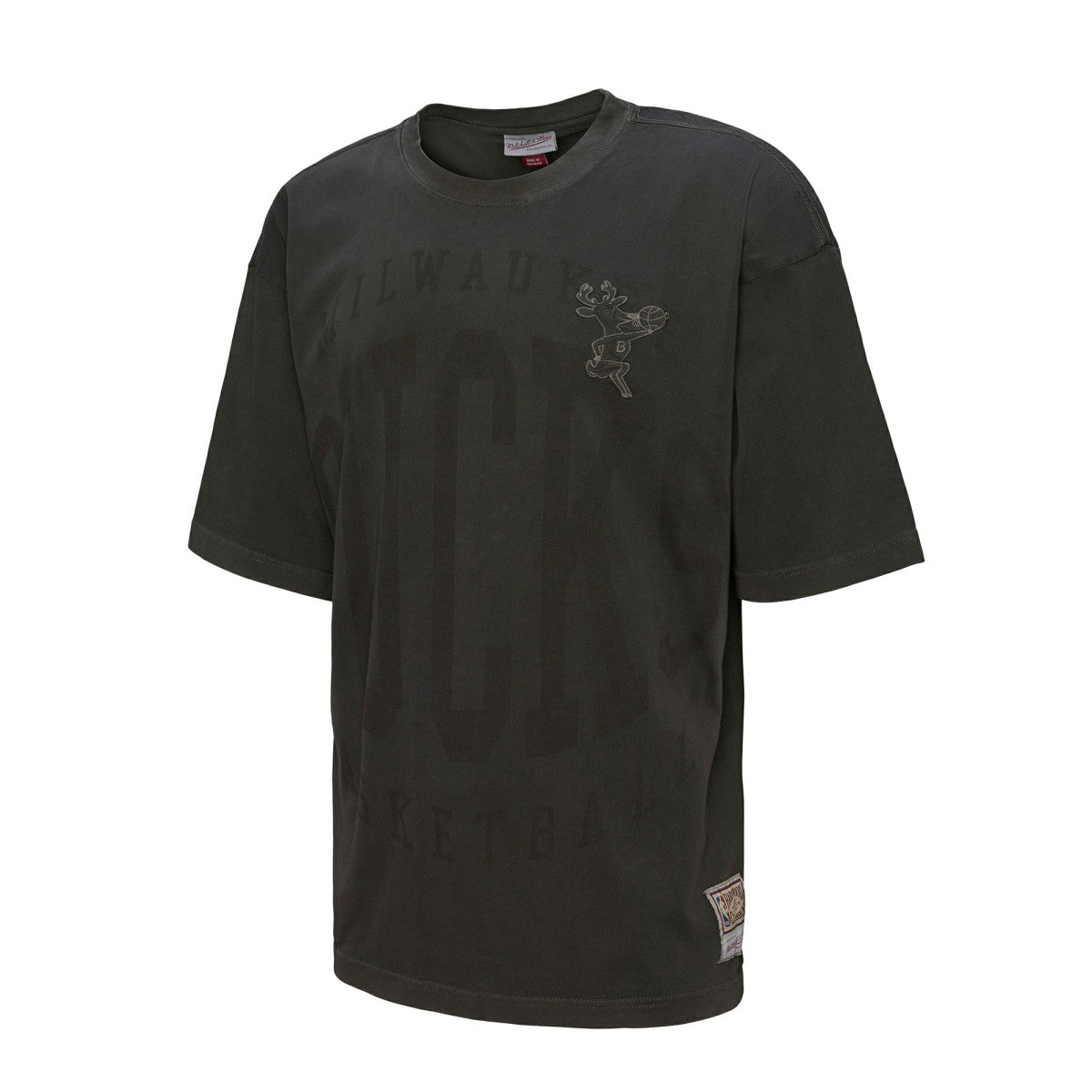 Black Milwaukee Bucks Downtown Collection Premium T-Shirt | NBA