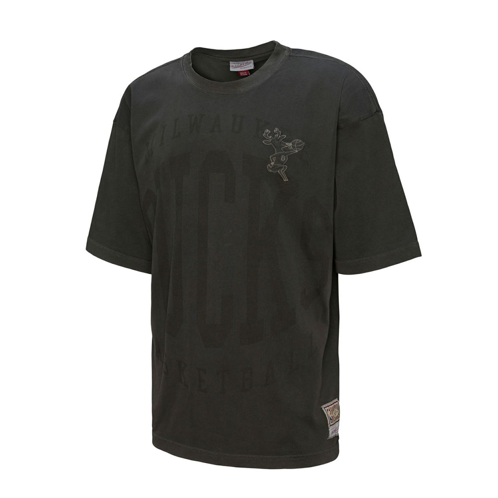 Black Milwaukee Bucks Downtown Collection Premium T-Shirt | NBA
