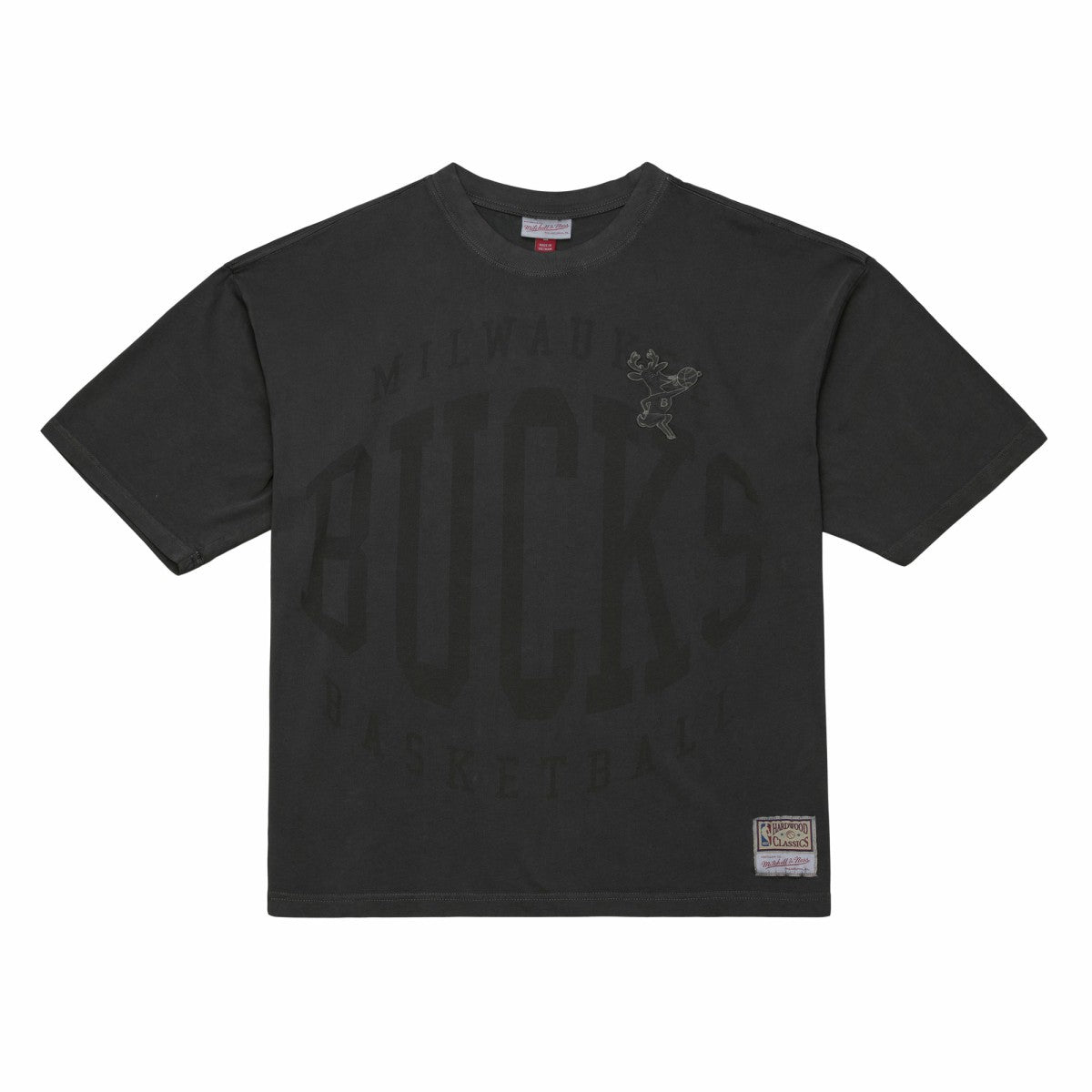 Black Milwaukee Bucks Downtown Collection Premium T-Shirt | NBA