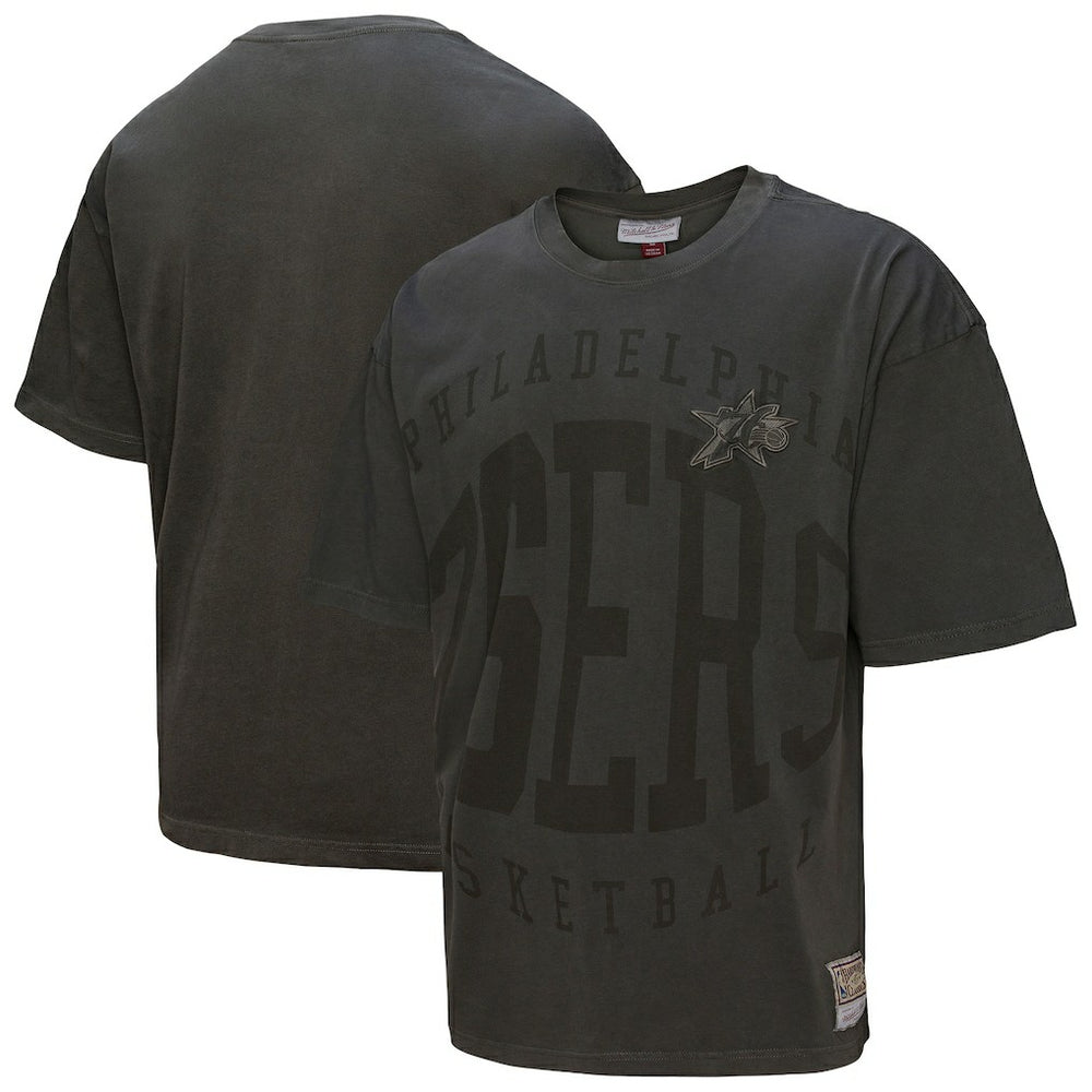 Black Philadelphia 76ers Downtown Collection Premium T-Shirt | NBA