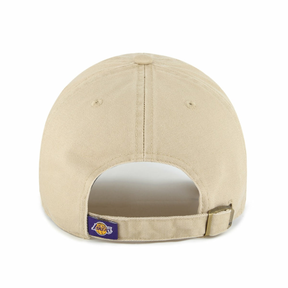 Khaki Los Angeles Lakers '47 Logo Clean Up Adjustable Hat | NBA
