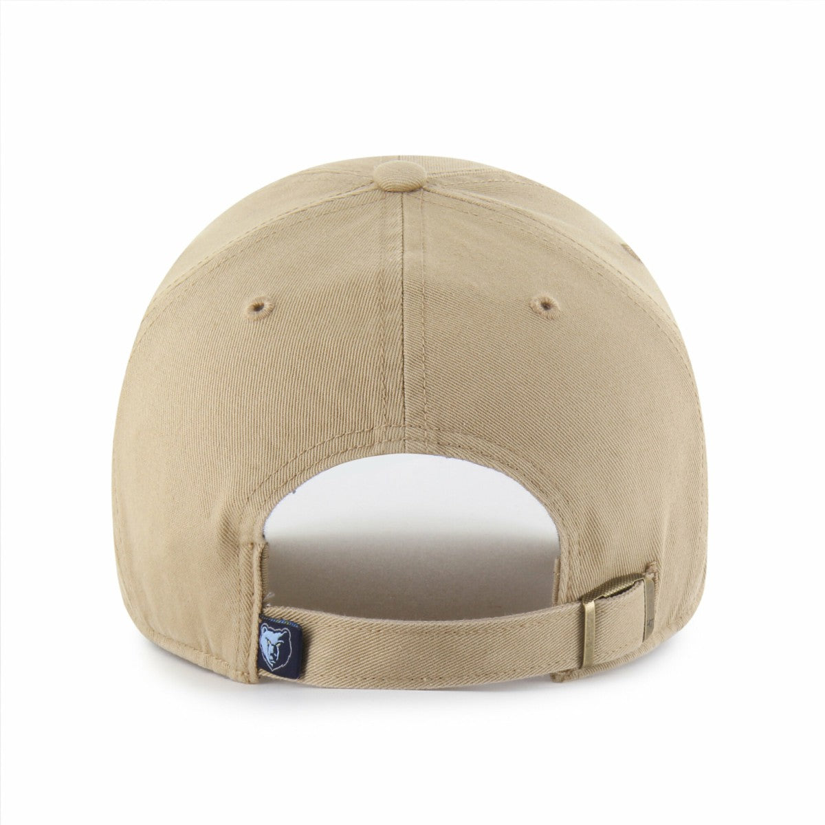 Khaki Memphis Grizzlies '47 Logo Clean Up Adjustable Hat | NBA