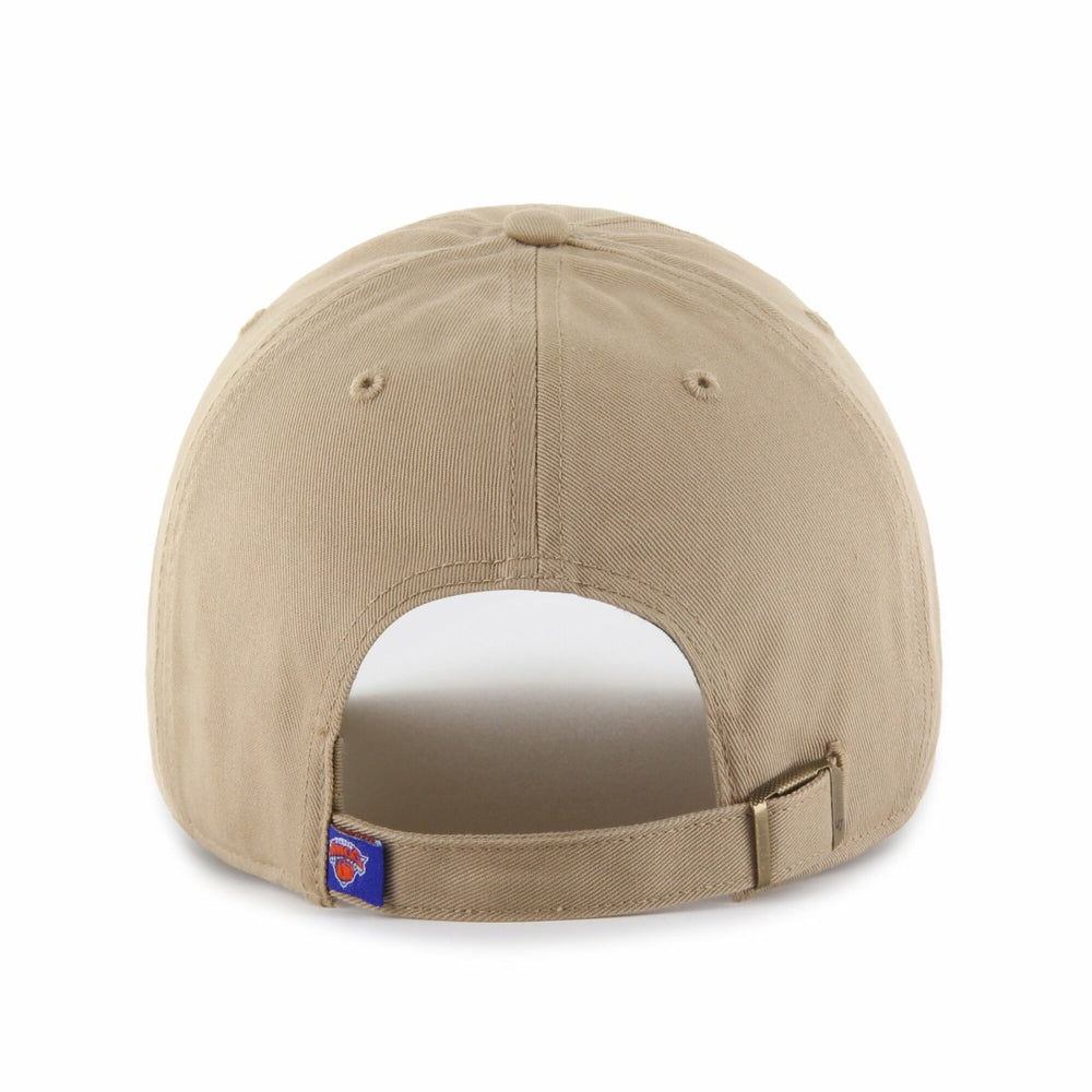 Khaki New York Knicks '47 Logo Clean Up Adjustable Hat | NBA