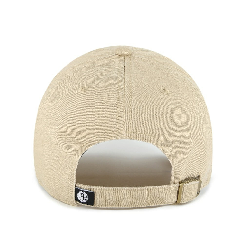 Khaki Brooklyn Nets '47 Logo Clean Up Adjustable Hat | NBA