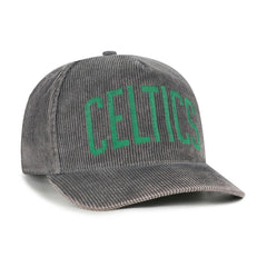 Charcoal Boston Celtics '47 Reclaim Snow Wash Corduroy Adjustable Hitch Hat | NBA