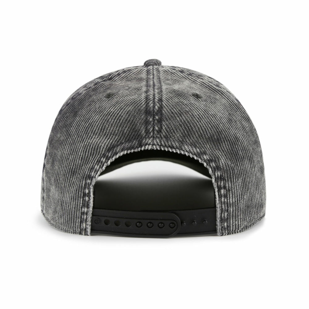 Charcoal Los Angeles Lakers '47 Reclaim Snow Wash Corduroy Adjustable Hitch Hat | NBA