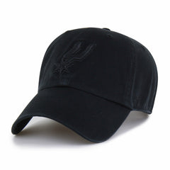 San Antonio Spurs '47 Black on Black Clean Up Adjustable Hat | NBA