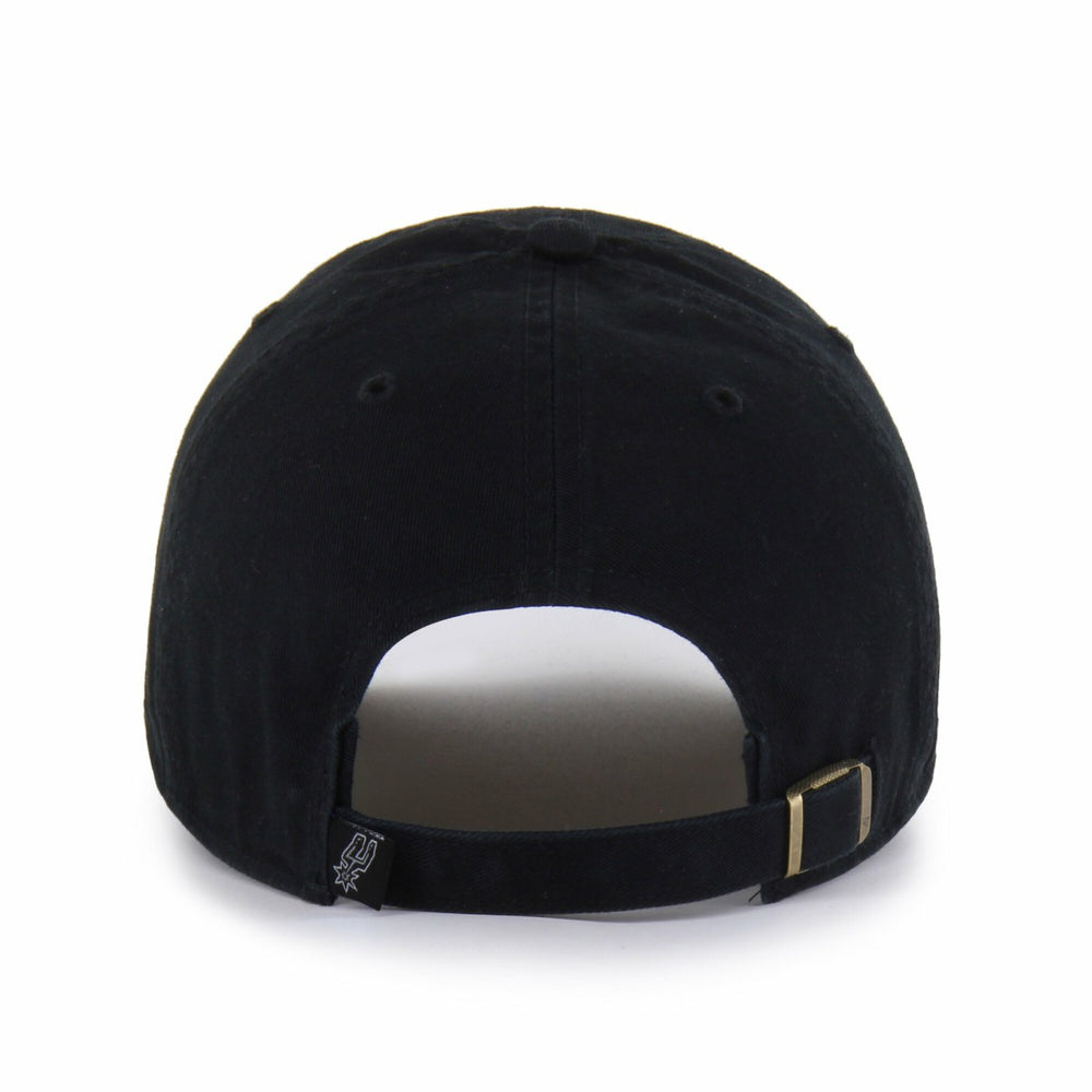 San Antonio Spurs '47 Black on Black Clean Up Adjustable Hat | NBA