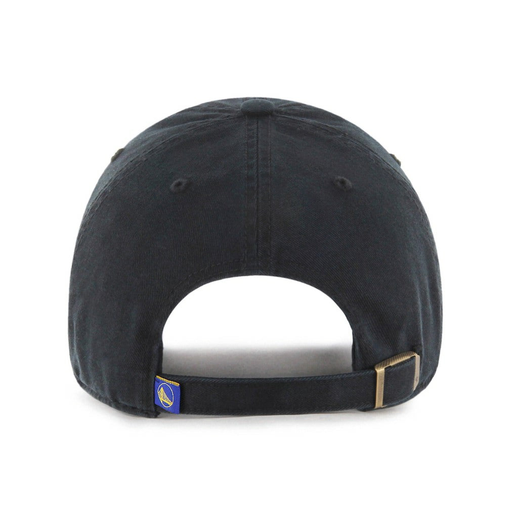 Golden State Warriors '47 Black on Black Clean Up Adjustable Hat | NBA