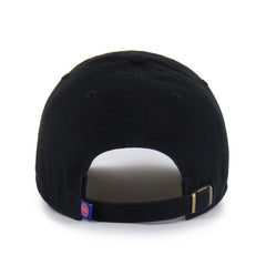 Detroit Pistons '47 Black on Black Clean Up Adjustable Hat | NBA