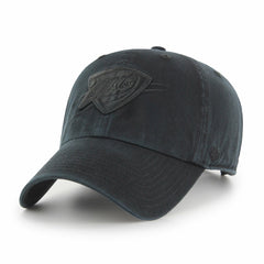 Oklahoma City Thunder '47 Black on Black Clean Up Adjustable Hat | NBA