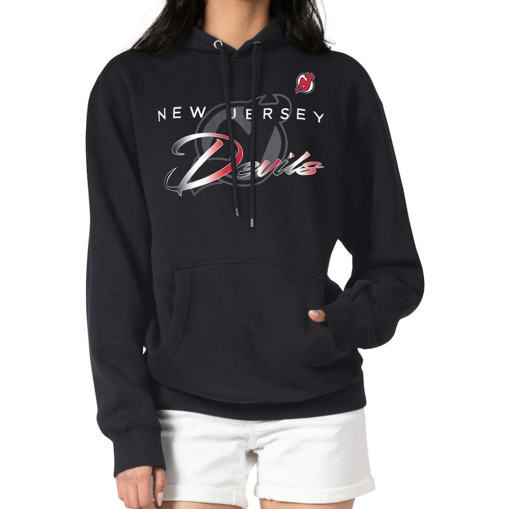 New Jersey Devils G-III 4Her by Carl Banks Shadow Logo Fleece Pullover Hoodie -  NHL Jerseys