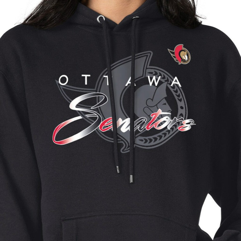 Ottawa Senators G-III 4Her by Carl Banks Shadow Logo Fleece Pullover Hoodie -  NHL Hoodies