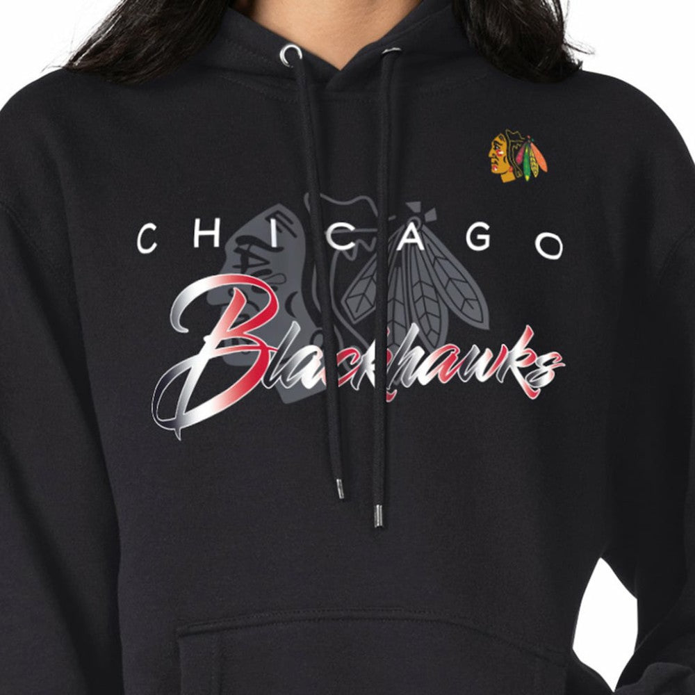 Chicago Blackhawks G-III 4Her by Carl Banks Shadow Logo Fleece Pullover Hoodie -  NHL Hoodies
