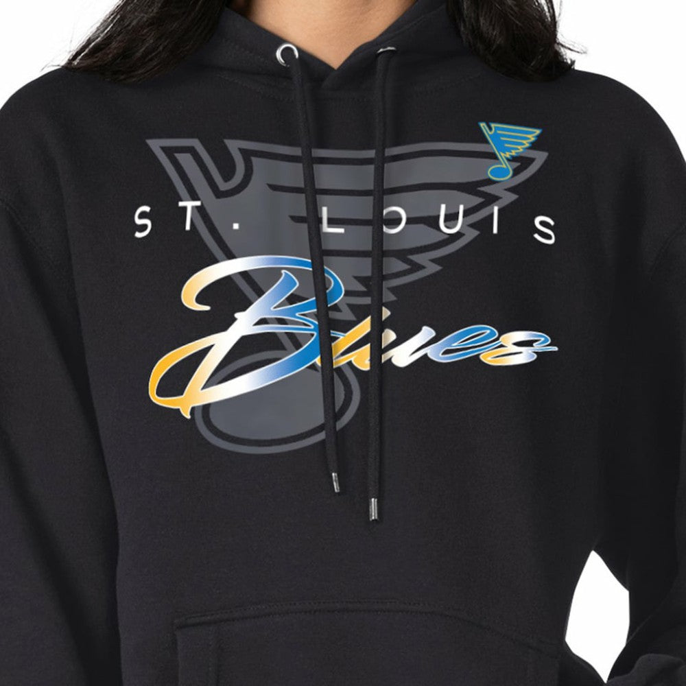 St. Louis Blues G-III 4Her by Carl Banks Shadow Logo Fleece Pullover Hoodie -  NHL Hoodies