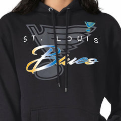 St. Louis Blues G-III 4Her by Carl Banks Shadow Logo Fleece Pullover Hoodie -  NHL Hoodies