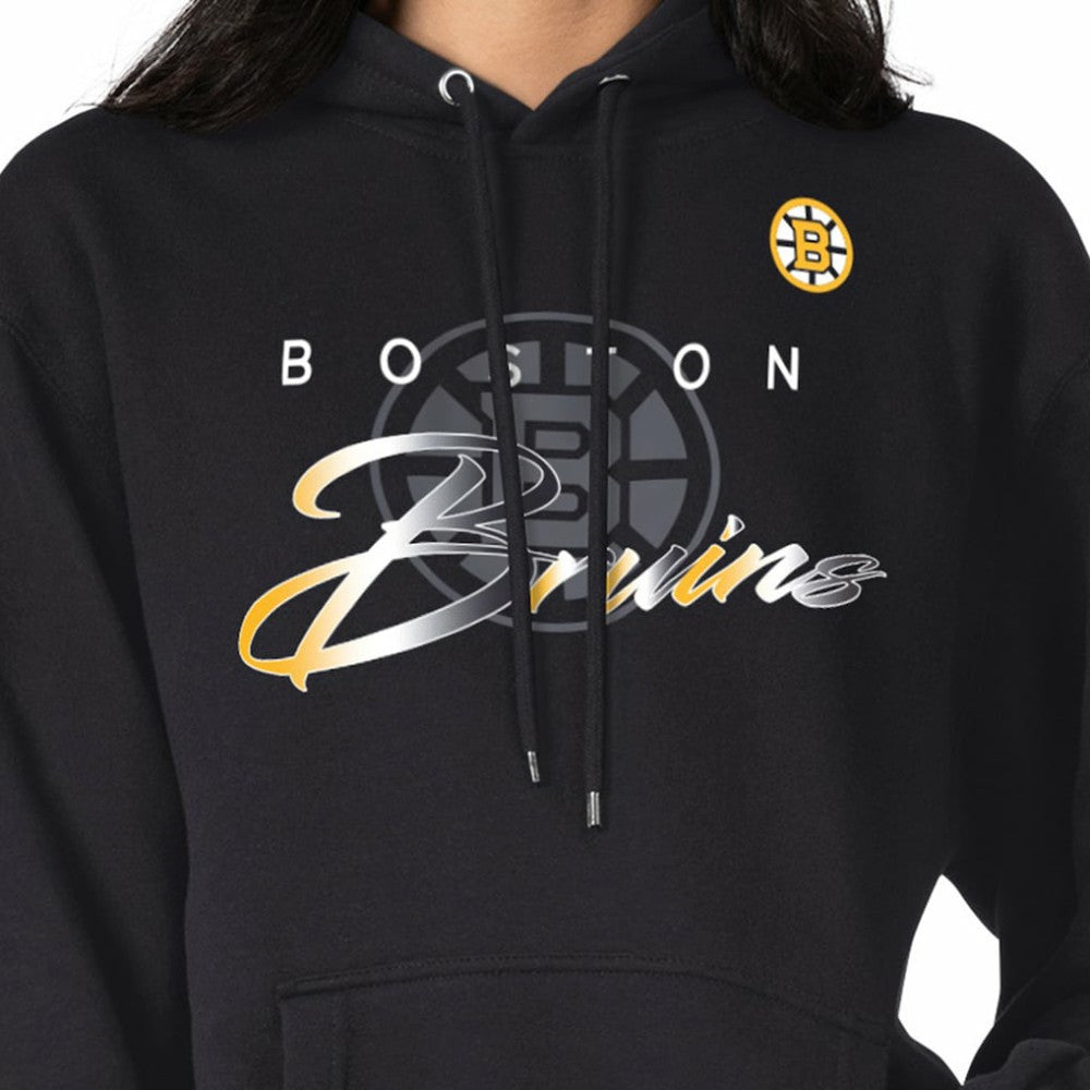 Boston Bruins G-III 4Her by Carl Banks Shadow Logo Fleece Pullover Hoodie -  NHL Hoodies