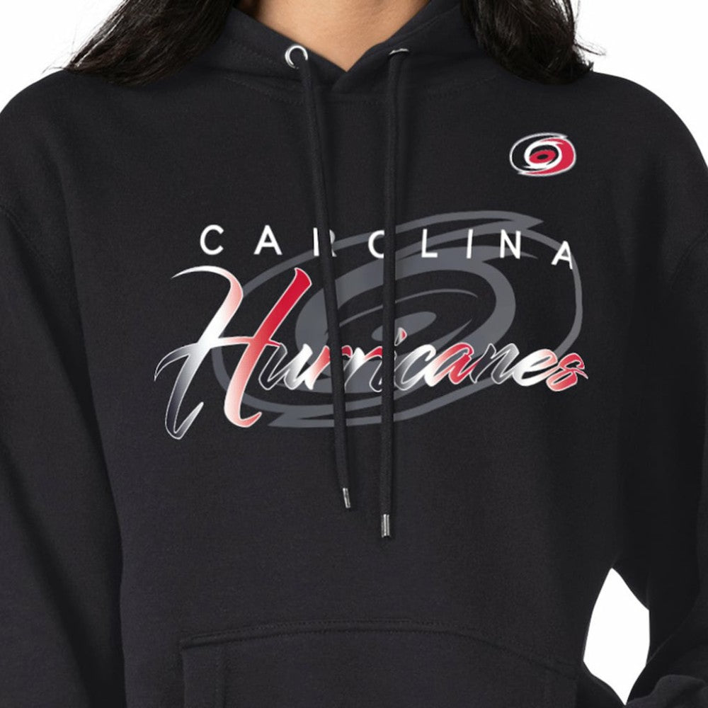 Carolina Hurricanes G-III 4Her by Carl Banks Shadow Logo Fleece Pullover Hoodie -  NHL Hoodies