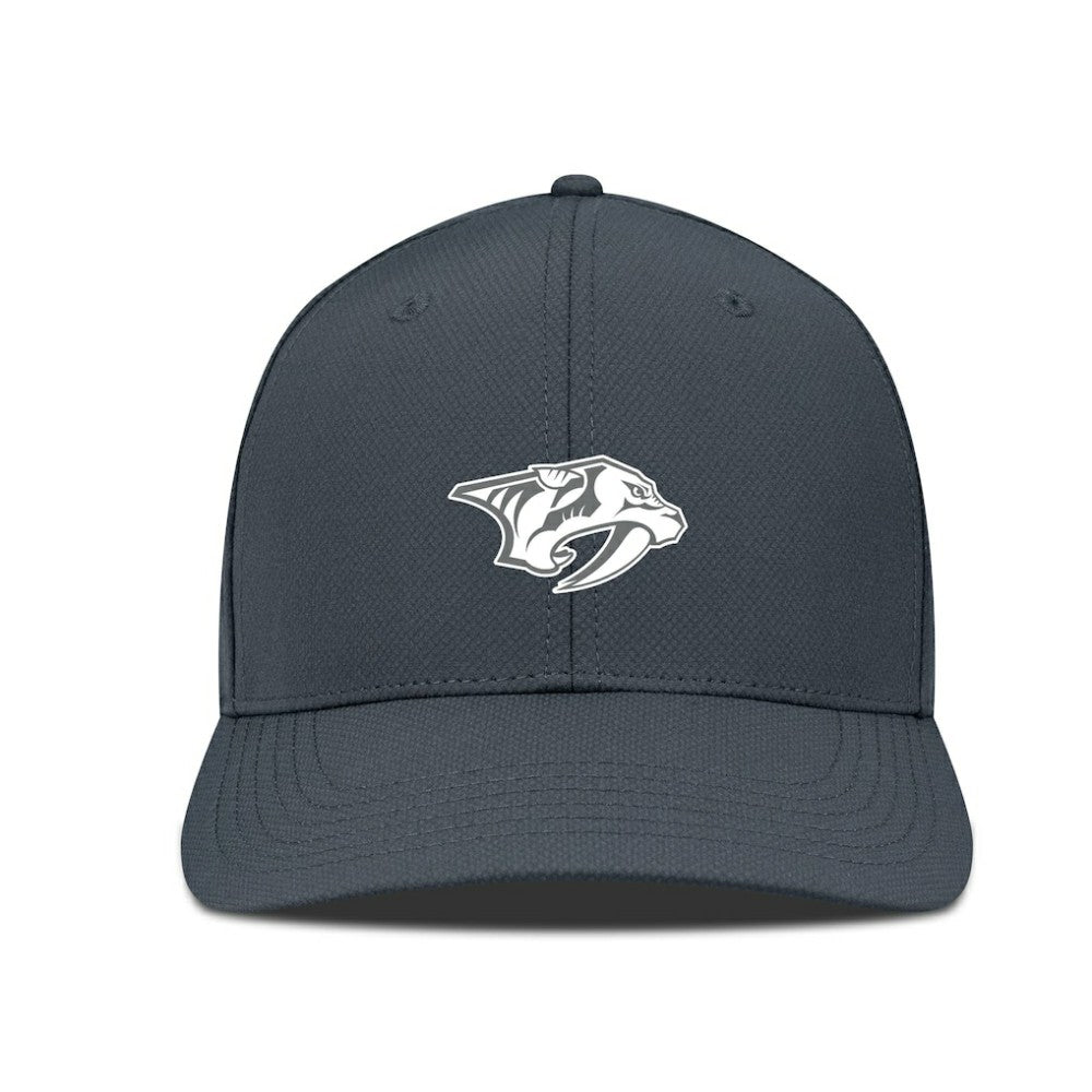 Nashville Predators Levelwear Rise Slate & Snow Structured Flex Hat -  NHL Hats