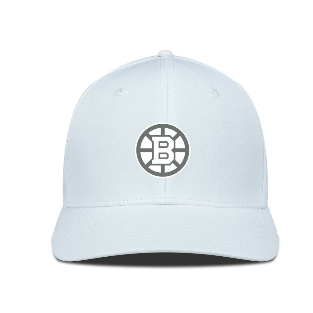 Boston Bruins Levelwear Rise Slate & Snow Structured Flex Hat -  NHL Hats