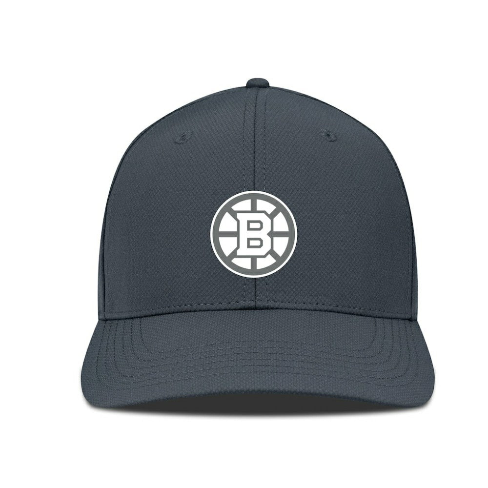 Boston Bruins Levelwear Rise Slate & Snow Structured Flex Hat -  NHL Hats