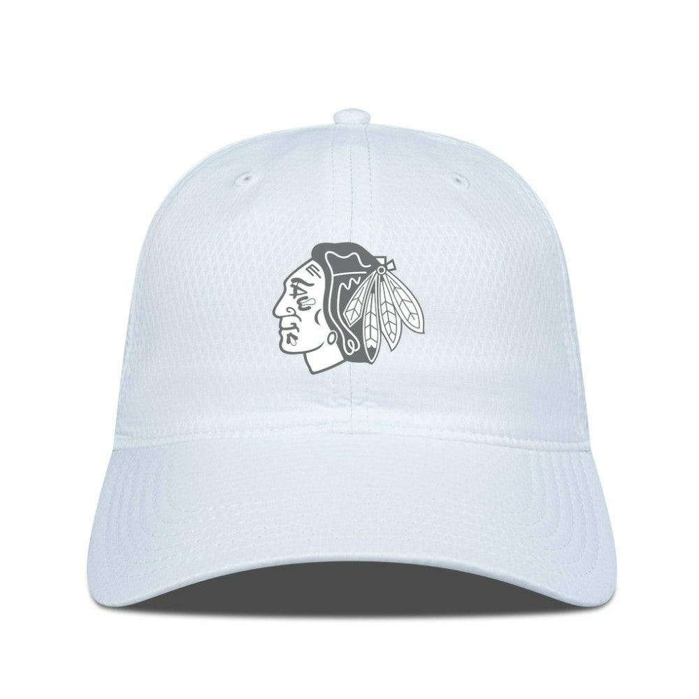 Chicago Blackhawks Levelwear Matrix Slate & Snow Unstructured Adjustable Hat -  NHL Hats