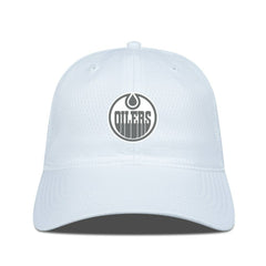Edmonton Oilers Levelwear Matrix Slate & Snow Unstructured Adjustable Hat -  NHL Hats
