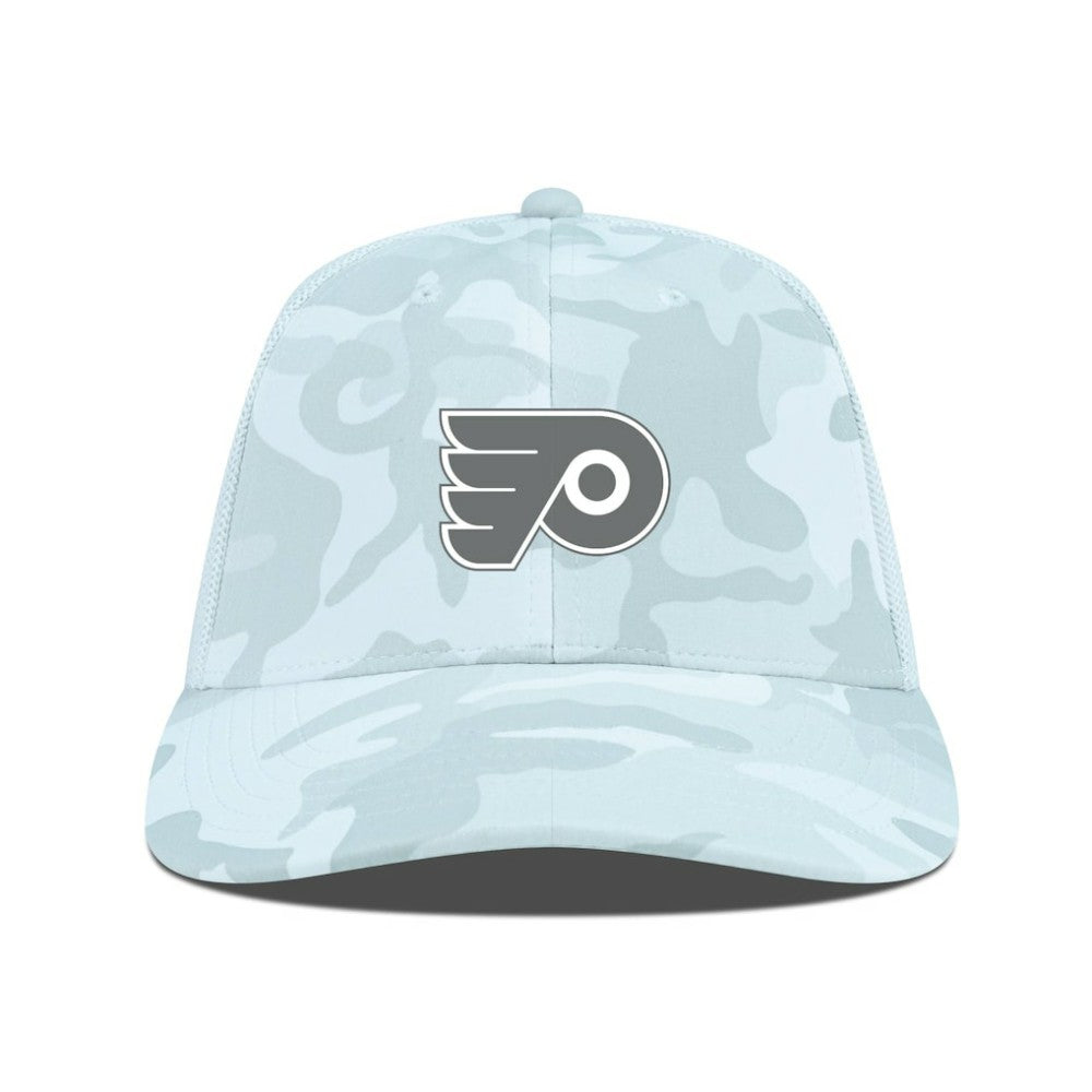 Philadelphia Flyers Levelwear Clash Slate & Snow Meshback Flex Hat -  NHL Hats