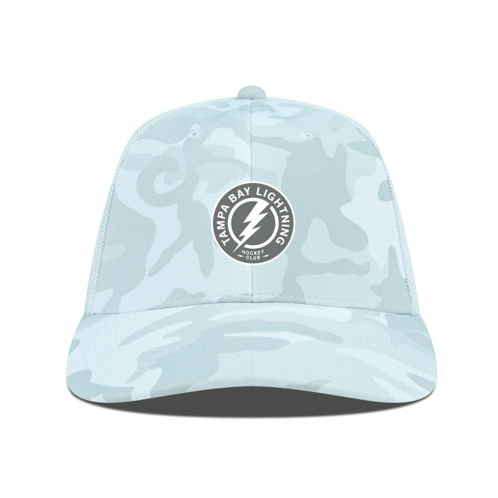 Tampa Bay Lightning Levelwear Clash Slate & Snow Meshback Flex Hat -  NHL Hats